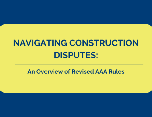 Burkhalter Law – An Overview of Revised AAA Rules