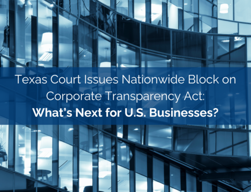 Burkhalter Law – Texas Court Issues Nationwide Block on Corporate Transparency Act